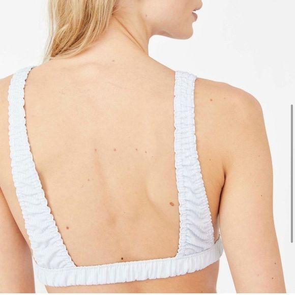 Free People Intimates Wait & See Bralette I’m Palest Sapphire - Picture 6 of 9